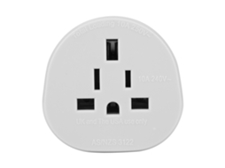 Laxiscreed Adaptador De Tomada Uk/eu Para Austrália 10a 250v, Compatível E Seguro