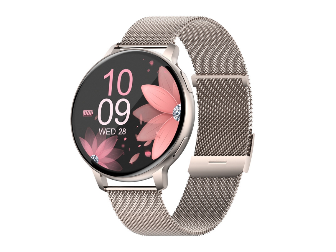Smartwatches Bestvite S53 Feminino Com Chamada Bluetooth 5.3 Ip68 Com Função Feminina/mais De 120 Modos Esportivos/frequência Prata