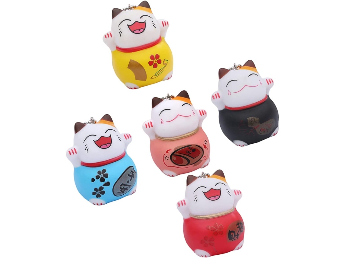 Com 2 Suportes Para Pingente De Gato - Pingente Fofo De Gato Com Grama Para Pendurar