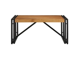 Mesa De Centro 80x80x35 Cm Madeira De Acácia Maciça Lovely Home
