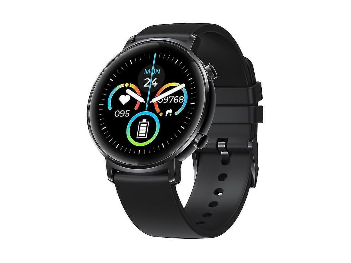 Relógio inteligente Bluetooth multifuncional com tela IPS de 1,3 polegadas, preto VONKELIOS