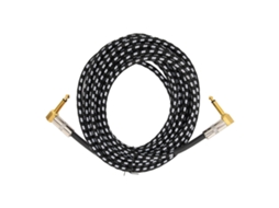 Cabo de Guitarra Elétrica 6m, 6.35mm, Conector Fêmea, AWG24, Cobre Sem Oxigênio, JD6213