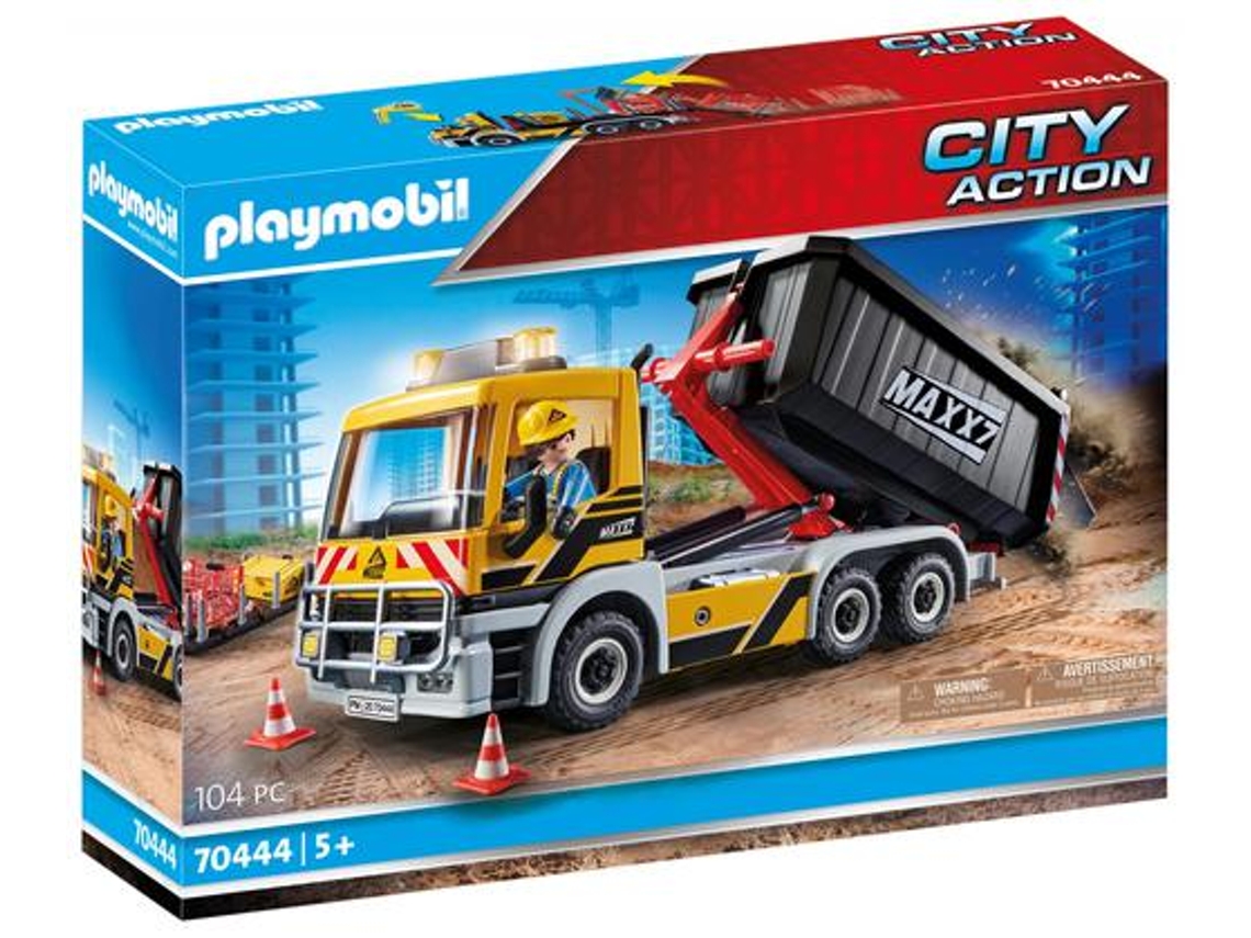City Action Truck Com Basculante E Plataforma Com Figura De Personagem