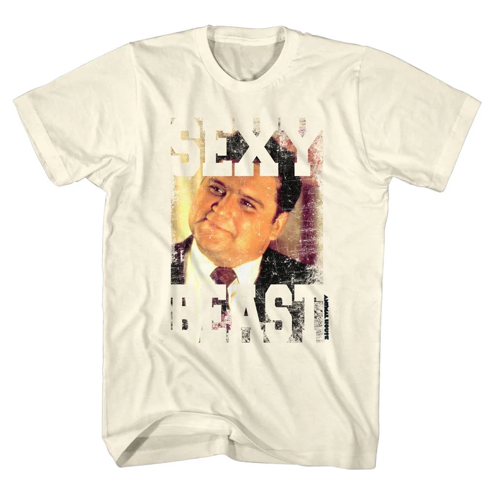 Unisex Adult T-shirt Rockinstone Animal House Movie Sexy Beast Solid Natural Sizes