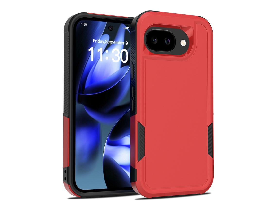Compatível Com A Capa Para Celular Google Launch Armor.vermelho - Pixel 10a
