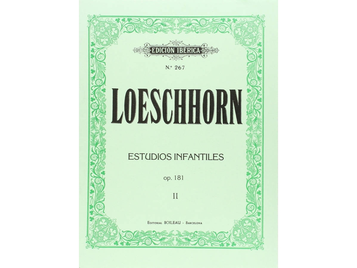 Livro 40 Estudios Inf.Op.181 Vol.II de Albert Loeschhorn (Espanhol)