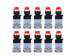 10 Peças Interruptor Seletor Rotativo 3 Posições 22mm S/MARCA