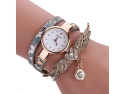 Relógio de Pulso Feminino com Quartzo e Pulseira de Múltiplas Camadas com Strass (3)