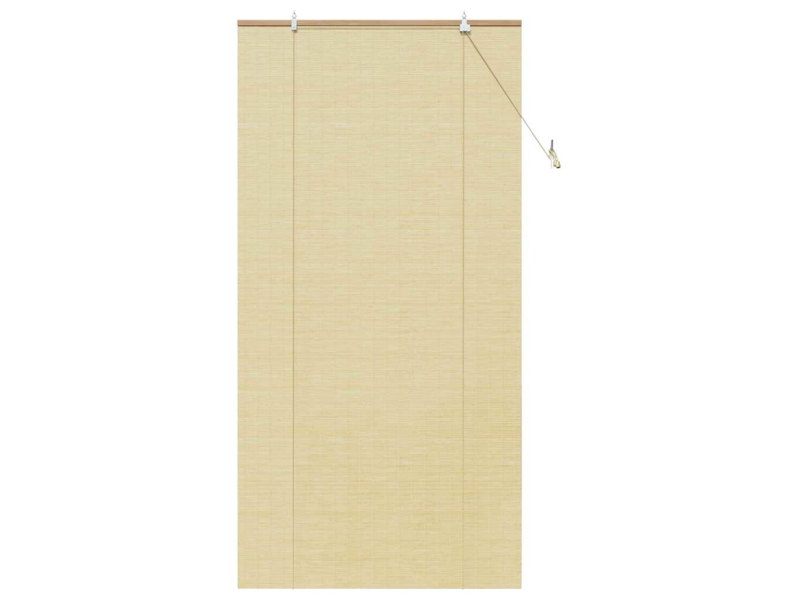 Conjunto 1 Estores De Rolo Vidaxl Castanho Bambu (120 X 220 Cm)