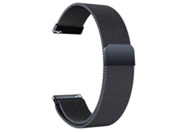 Pulseira Milanese Em Aço Inoxidável Para Huawei Watch 3 / 3 Pro (preta)
