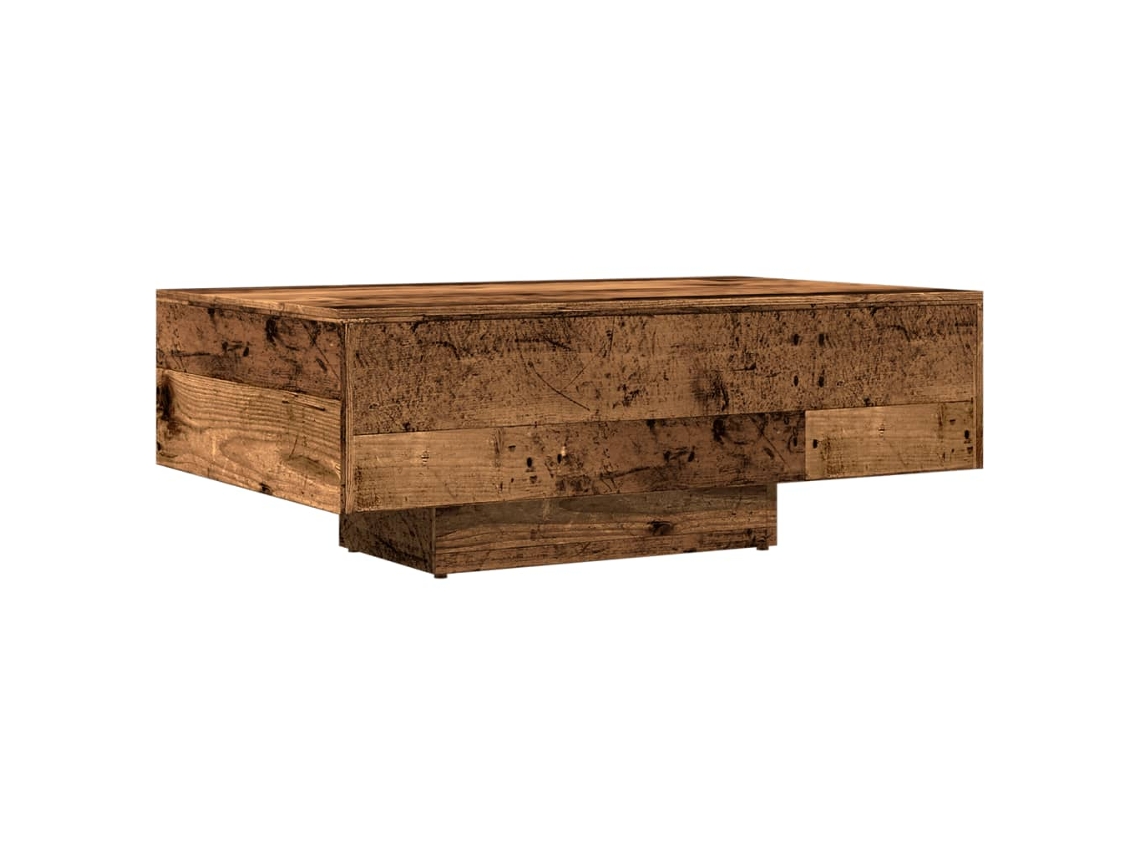 Mesa de Centro 85x55x31 cm Derivados de Madeira Madeira Velha MAISON EXCLUSIVE