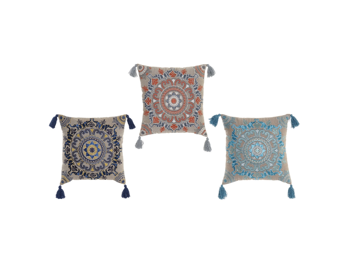 Almofada Decorativa DKD HOME DECOR (Algodão)