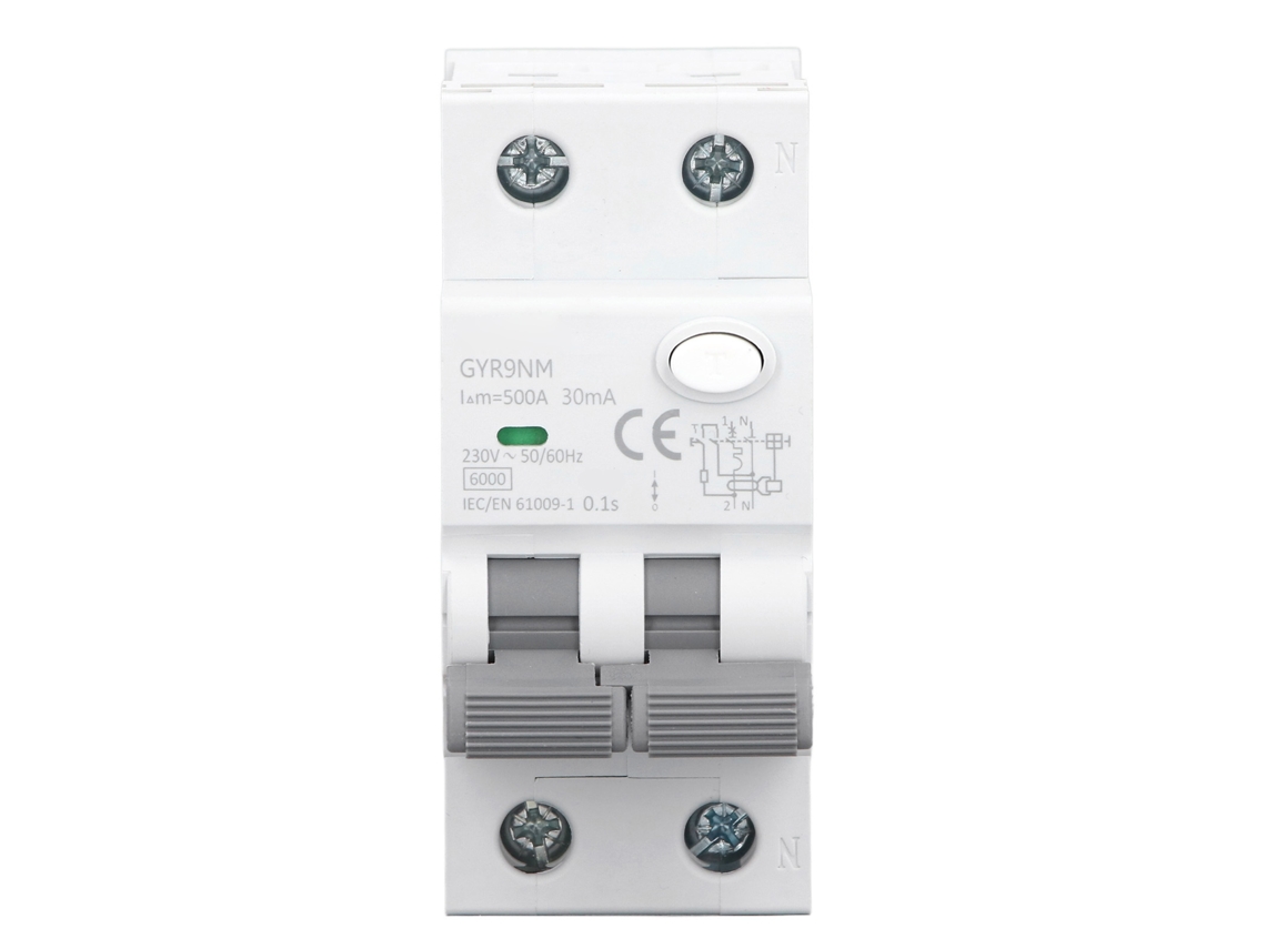 Disjuntor Residual Com Proteção Contra Sobrecorrente 30ma 1p+n 230v 25a Geya
