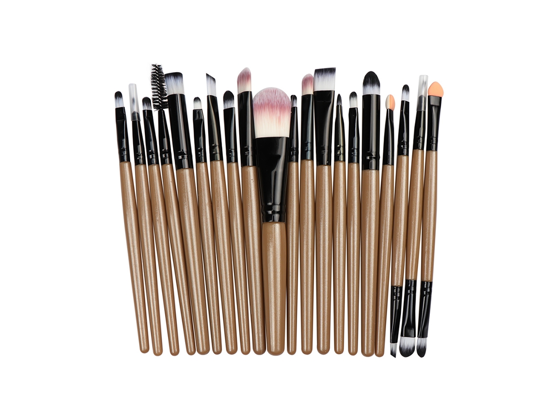 Conjunto De Pincéis Para Base E Sombra De Olhos