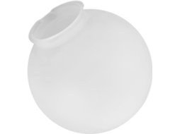 Globo de Acrílico Fosco para Substituição de Lâmpada Externa, Ideal para Iluminação de Jardim, com Proteção Visual e Conforto. SFUSHOS