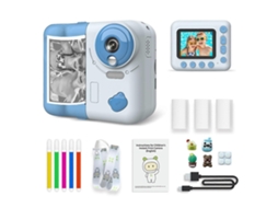 Câmera Digital Infantil Printcam 10x 1080p Mini Câmera Instantânea para Esportes Brinquedo para Crianças TAISHENGDA