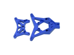 Kit De Torres De Amortecedores Dianteiro E Traseiro De Alumínio Para Carro Rc Losi 1/10 22s 2wd Modelo Azul