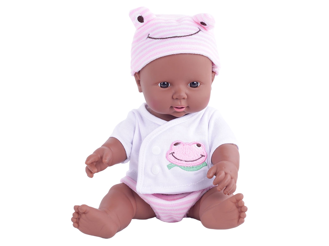 Boneca Bebê De 30cm Brinquedo De Vinil Macio Realista Para Meninos E Meninas