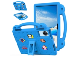 Capa infantil de EVA à prova de choque com suporte e alça para tablet da Webake
