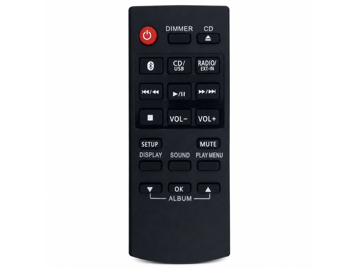Comando À Distância De Substituição Compatível Com Sistema De Áudio Panasonic N2qayb001098