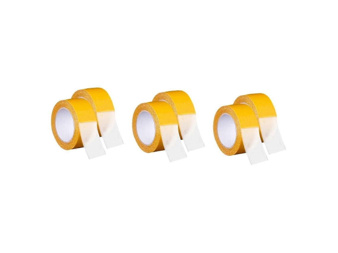 Conjunto de 3 Fitas Adesivas Dupla Face para Tapetes, Dispensador para Tapetes e Carpetes. GOKOCO