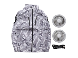 Colete com ventilador removível USB para verão resistente UV clima trabalho jardim XXXL MARCA