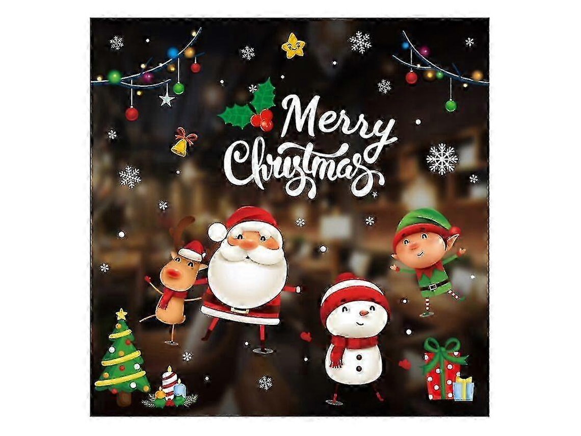 Decoração De Natal Estática Para Janela