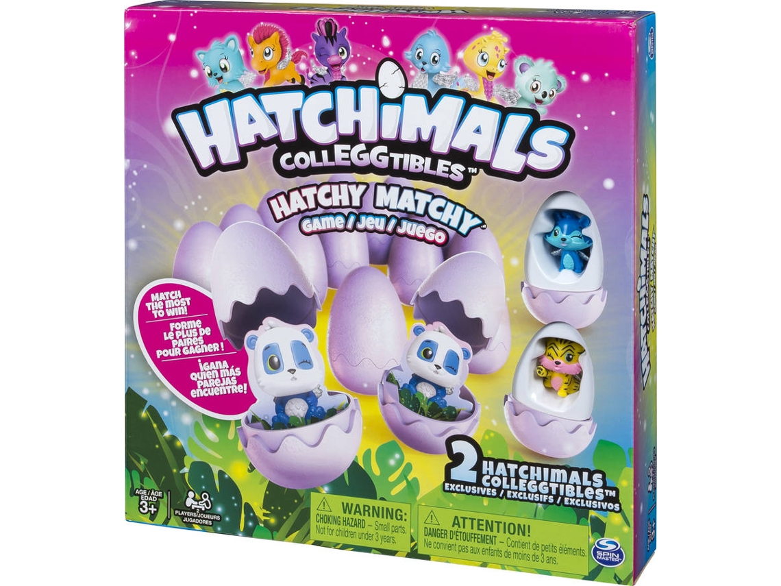 Jogo de Cartas HATCHIMALS Hatchy Matchy Correspondentes