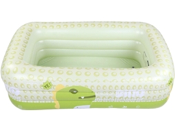 Piscina inflável de 180x130x56 cm, resistente, com estampa de dinossauros, CHABERLU