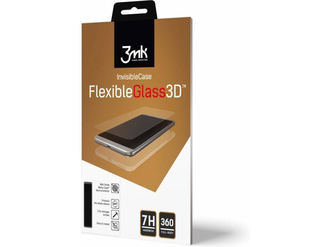 Película 3MK Vidro Compatível iPhone 8 Plus 3D (Transparente)