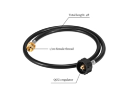 Mali hose Adaptador de Propano 1 Lb para 20 Lb 1,3m Conexão Qcc1/type1 para Camping Churrasco Cozinha Ao Ar Livre
