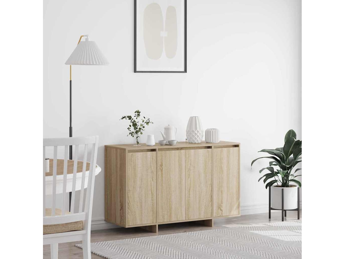 Vidaxl Buffet Carvalho Sonoma 120 X 41 X 75 Cm Madeira Processada