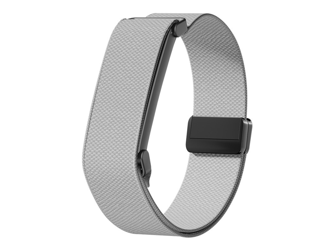 Pulseira Panoona Para Google Fitbit Air Pulseira Nylon Magnética Fecho Magnético Respirável Anti-suor Cinzento Claro