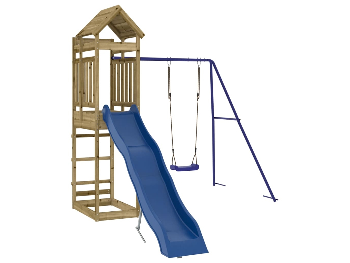 Outdoor Playset, Outdoor Playsets Vidaxl Marrom Madeira De Pinho Impregnada (n/a)