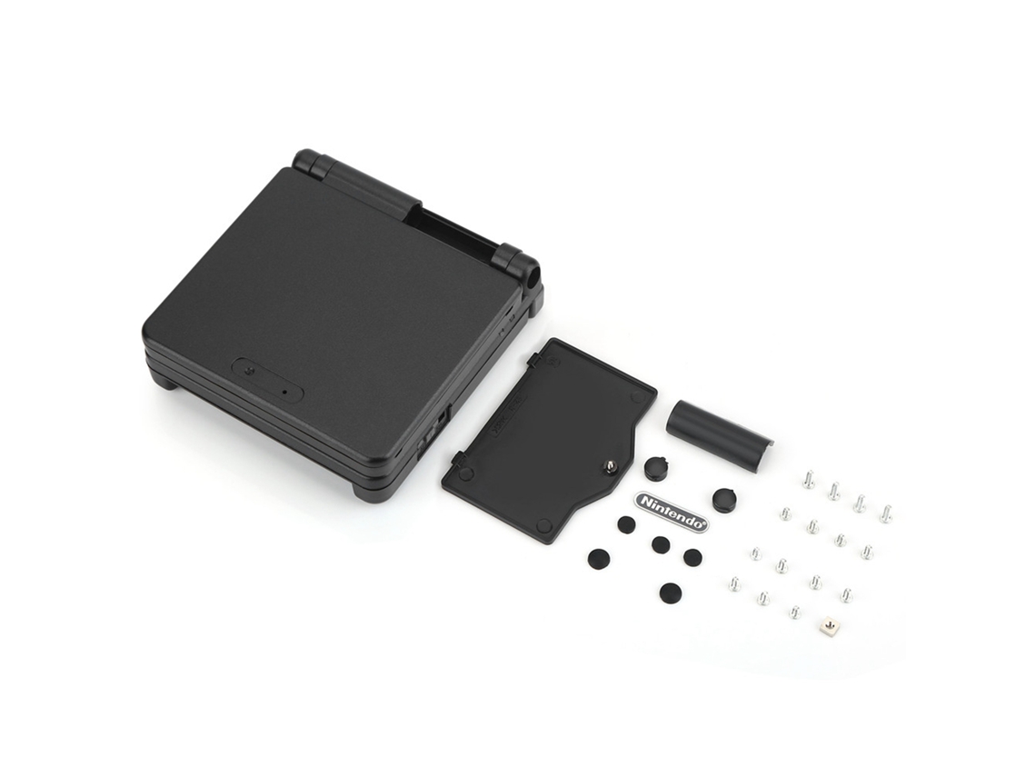 Kit de Peças para Capa Protetora de GBA SP Preto CHABERLU
