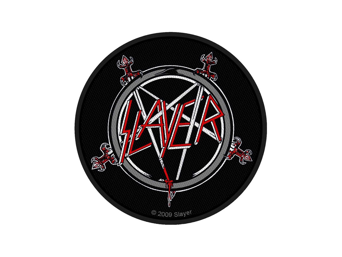Emblema de Coser ROCK OFF Slayer Pentagram