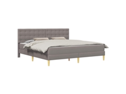 Estrutura de Cama com Colchão MAISON EXCLUSIVE 180 X 200 Cm cinzento