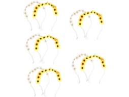 Conjunto De 10 Faixas De Cabelo Em Tecido Para Casamento, Halloween E Acessórios Elegantes.