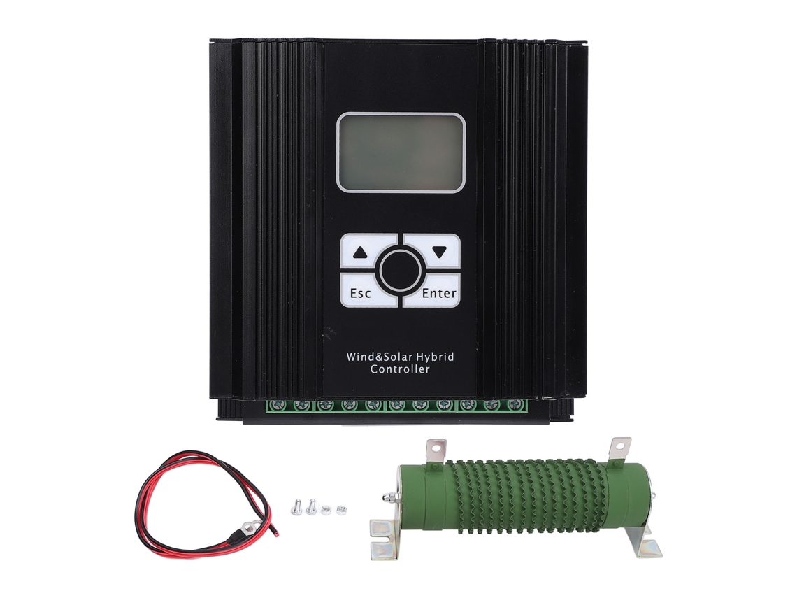 Controlador complementar eólico-solar (adaptativo 12V/24V, com tecnologia MPPT)