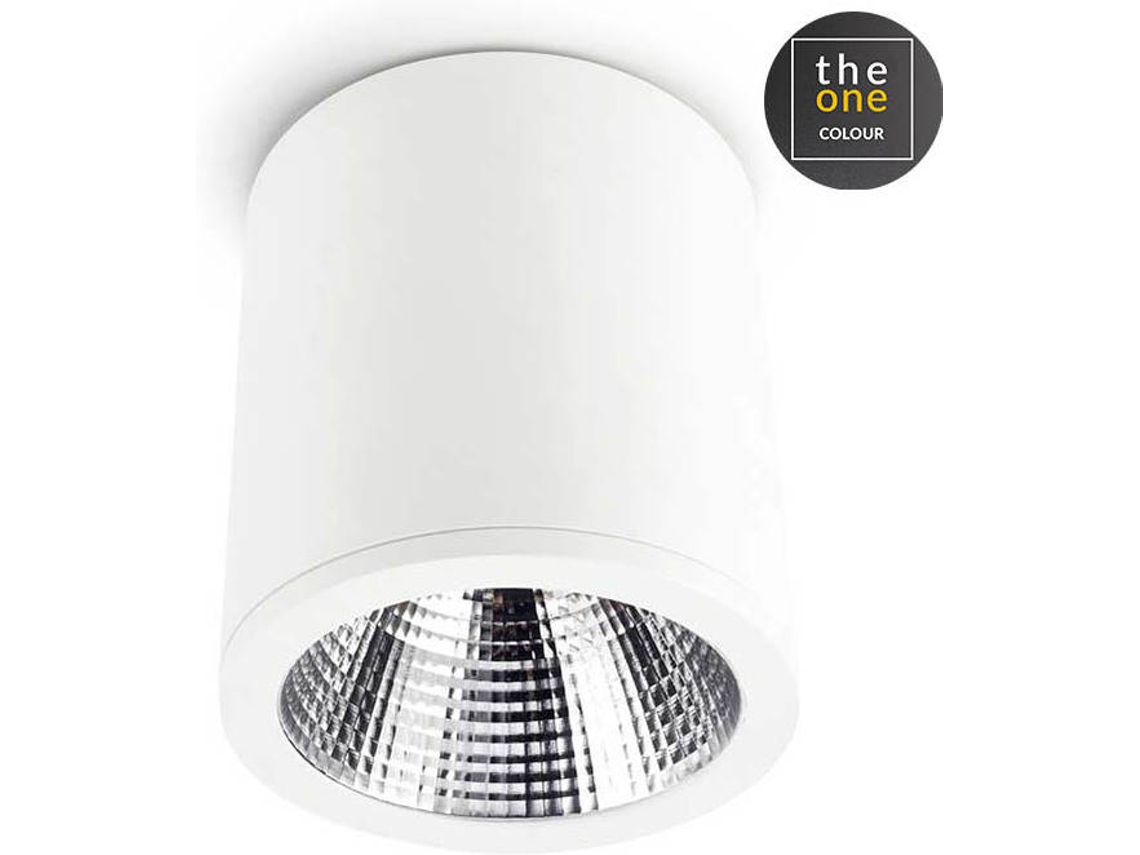 Ledsc4 Exit - Foco 180x10x205mm, Alumínio, Cor Branco, Led, Máx 26.9w, Ip23