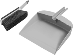 Conjunto De Vassoura Mão E Pá Lixo Com Dentes Pente
