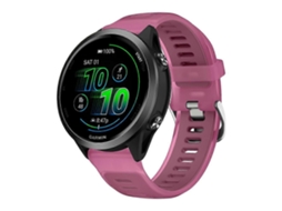 Pulseira De Relógio Em Silicone Translúcido Com Fivela De Aço Prateado