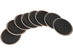 Elevadores De Móveis Levemolo Em Abs Preto, Conjunto De 4 Peças, Para Cama E Mesa, Com Função Antiderrapante E Proteção