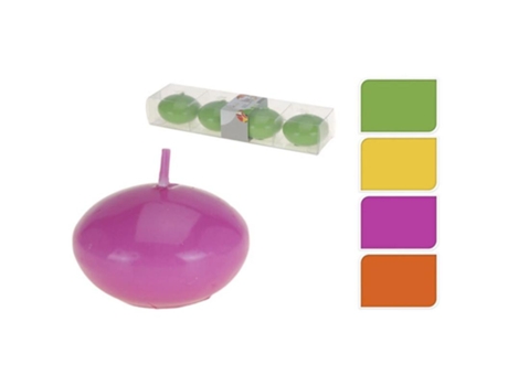 Velas flotantes 4 piezas 5 cm surtido caja 4