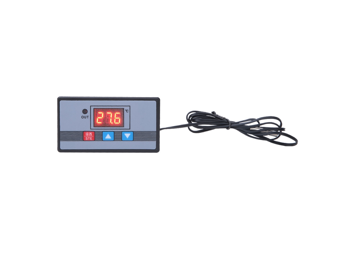Termostato Com Probe Ntc Controle De Temperatura Alta Precisão Display Digital Dc12v