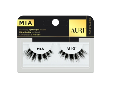 Mia Premium Silk False Eyelashes Elegant Natural Look, Single Pair Auri