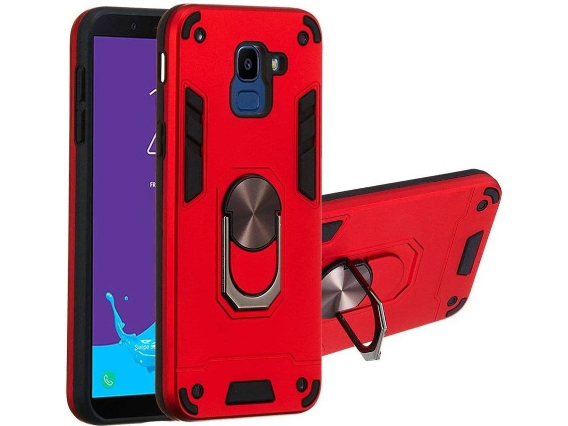 Capa Samsung Galaxy J6 2018 HONGWE. Robusta Vermelho