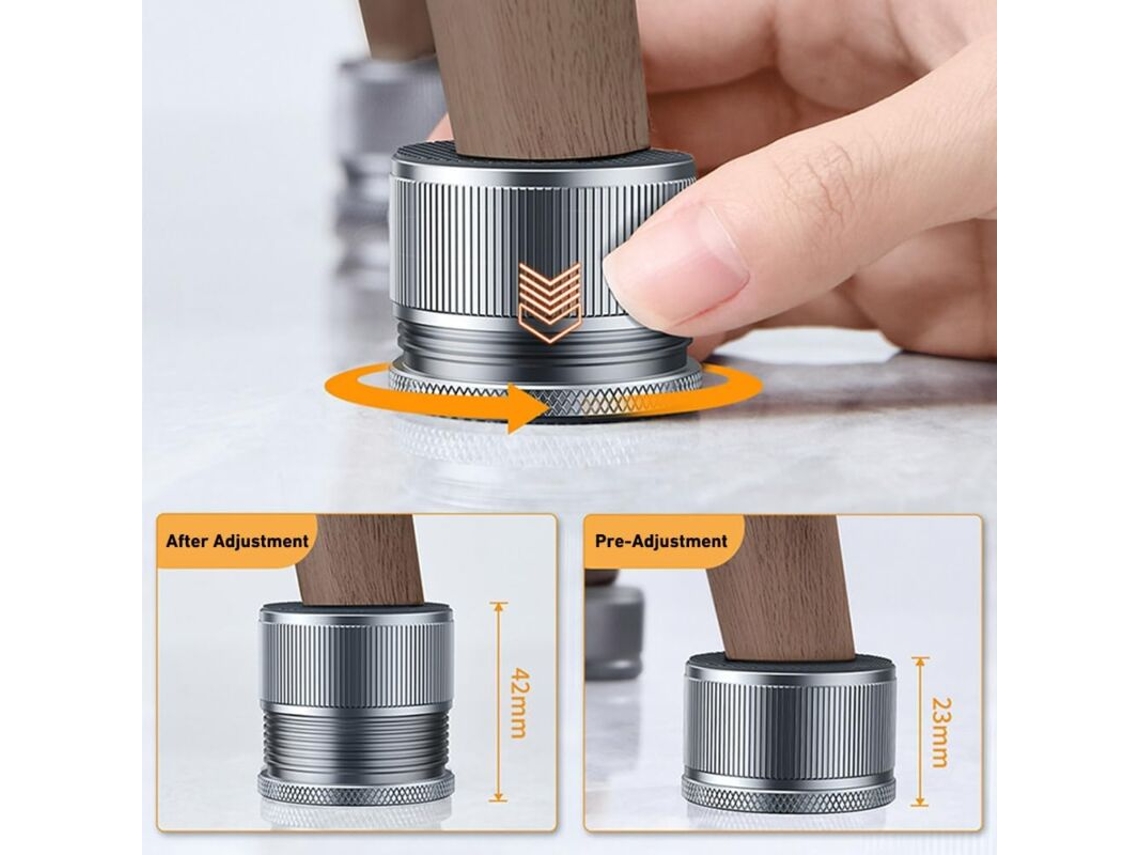 Lurelia Elevador Para Móveis, Conjunto De 4, Ajustável, Reforçado, Em Metal, Para Cama, Sofá E Mesa, 37 Mm, Capacidade De Carga Excepcional (500 Kg