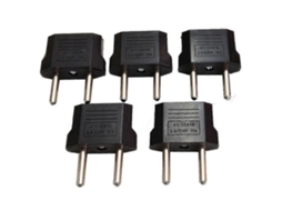 Conjunto De 10 Adaptadores Tomada Ca Viagem Dos Eua Para A Europa()
