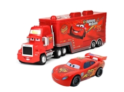 Miniaturas De Carros Do Filme ''carros'': Relâmpago Mcqueen, O Rei, Chick Hicks E Caminhão Tio Mac, Em Metal Fundido. Ótimos Presen -aquaforge